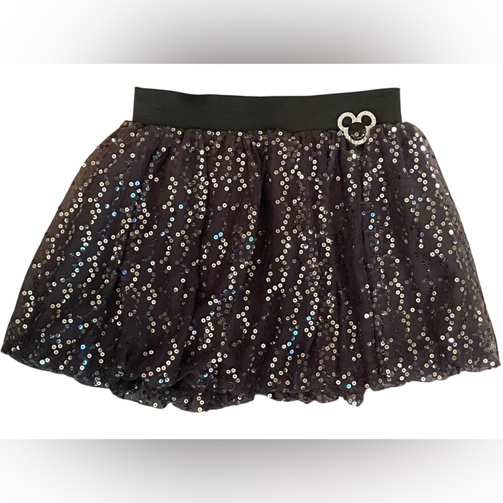 NWT DISNEY SEQUIN PUFF SKIRT size Small Mickey Minnie